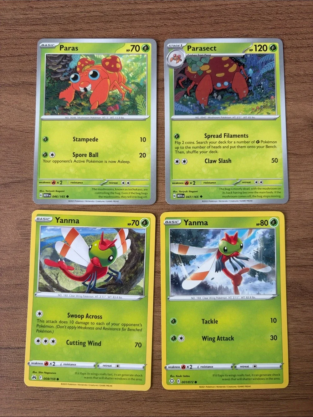 🐛 Bug Pokémon Card Lot | Scyther Heracross Caterpie Weedle Parasect ✨5/$25✨